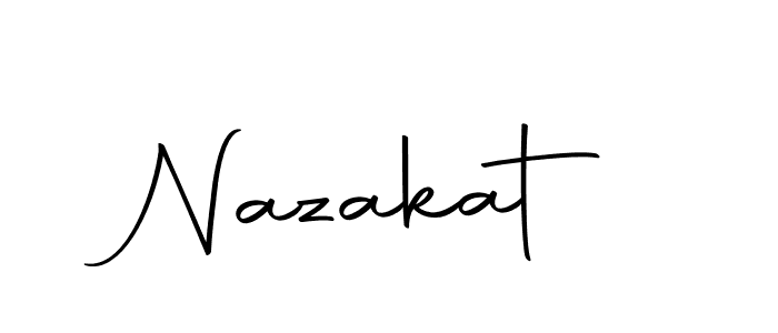 How to make Nazakat signature? Autography-DOLnW is a professional autograph style. Create handwritten signature for Nazakat name. Nazakat signature style 10 images and pictures png