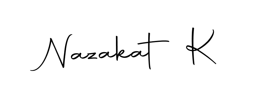 Make a short Nazakat K signature style. Manage your documents anywhere anytime using Autography-DOLnW. Create and add eSignatures, submit forms, share and send files easily. Nazakat K signature style 10 images and pictures png