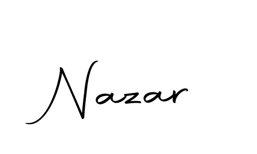 The best way (Autography-DOLnW) to make a short signature is to pick only two or three words in your name. The name Nazar include a total of six letters. For converting this name. Nazar signature style 10 images and pictures png