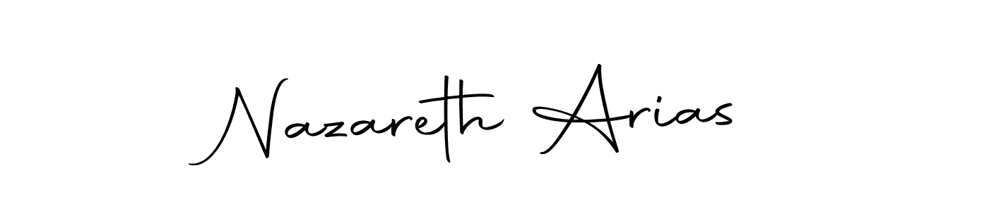 Autography-DOLnW is a professional signature style that is perfect for those who want to add a touch of class to their signature. It is also a great choice for those who want to make their signature more unique. Get Nazareth Arias name to fancy signature for free. Nazareth Arias signature style 10 images and pictures png