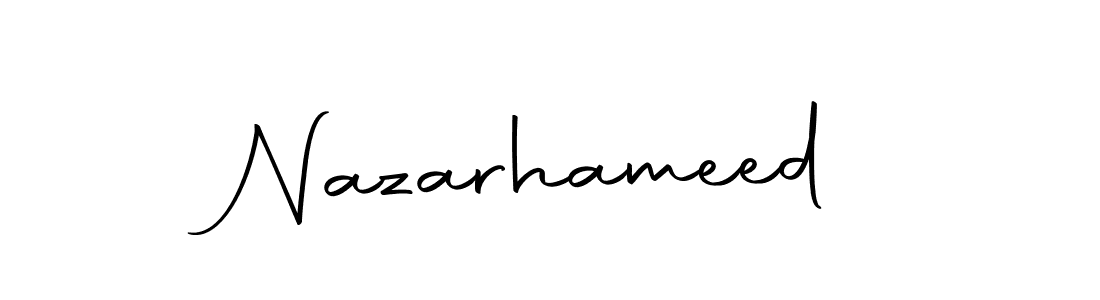 if you are searching for the best signature style for your name Nazarhameed. so please give up your signature search. here we have designed multiple signature styles  using Autography-DOLnW. Nazarhameed signature style 10 images and pictures png