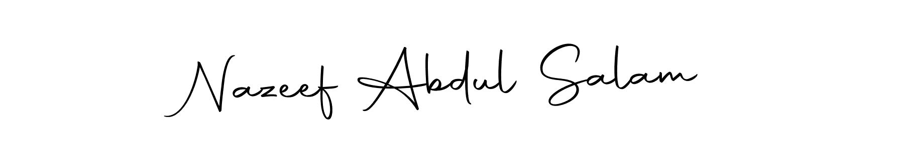 It looks lik you need a new signature style for name Nazeef Abdul Salam. Design unique handwritten (Autography-DOLnW) signature with our free signature maker in just a few clicks. Nazeef Abdul Salam signature style 10 images and pictures png