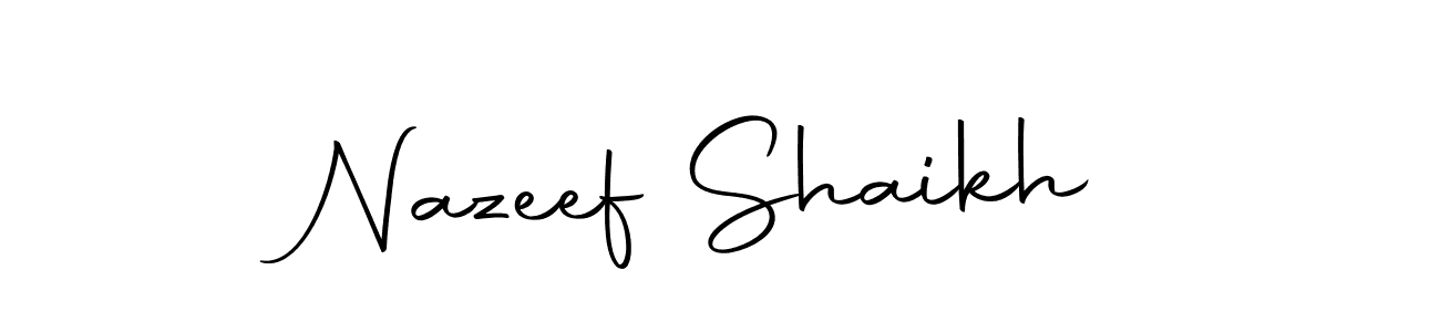 if you are searching for the best signature style for your name Nazeef Shaikh. so please give up your signature search. here we have designed multiple signature styles  using Autography-DOLnW. Nazeef Shaikh signature style 10 images and pictures png