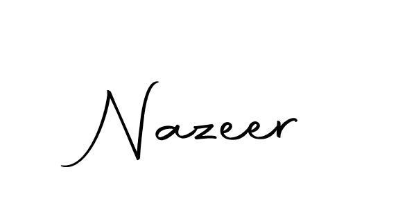 Similarly Autography-DOLnW is the best handwritten signature design. Signature creator online .You can use it as an online autograph creator for name Nazeer. Nazeer signature style 10 images and pictures png