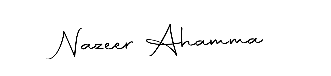 The best way (Autography-DOLnW) to make a short signature is to pick only two or three words in your name. The name Nazeer Ahamma include a total of six letters. For converting this name. Nazeer Ahamma signature style 10 images and pictures png