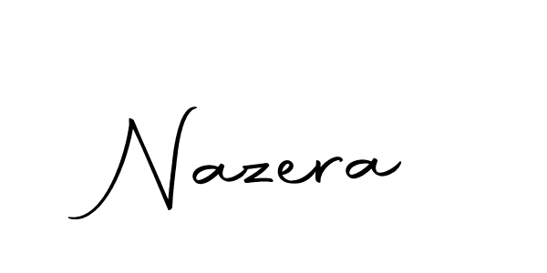 Create a beautiful signature design for name Nazera. With this signature (Autography-DOLnW) fonts, you can make a handwritten signature for free. Nazera signature style 10 images and pictures png