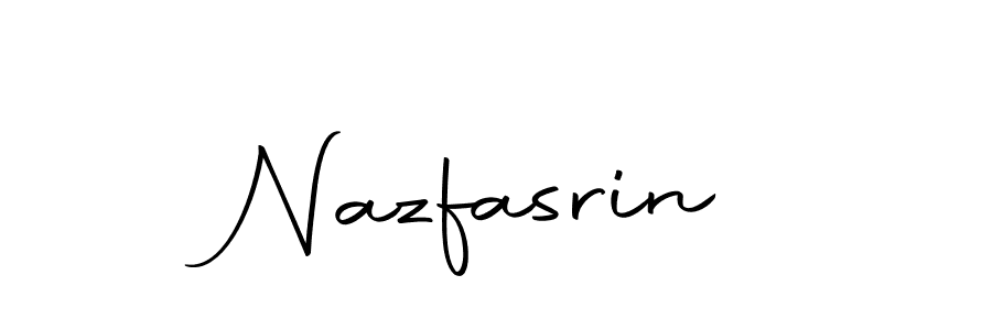 Create a beautiful signature design for name Nazfasrin. With this signature (Autography-DOLnW) fonts, you can make a handwritten signature for free. Nazfasrin signature style 10 images and pictures png