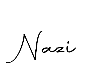 Create a beautiful signature design for name Nazi. With this signature (Autography-DOLnW) fonts, you can make a handwritten signature for free. Nazi signature style 10 images and pictures png