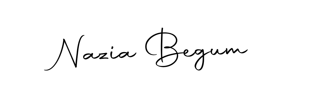 How to make Nazia Begum signature? Autography-DOLnW is a professional autograph style. Create handwritten signature for Nazia Begum name. Nazia Begum signature style 10 images and pictures png