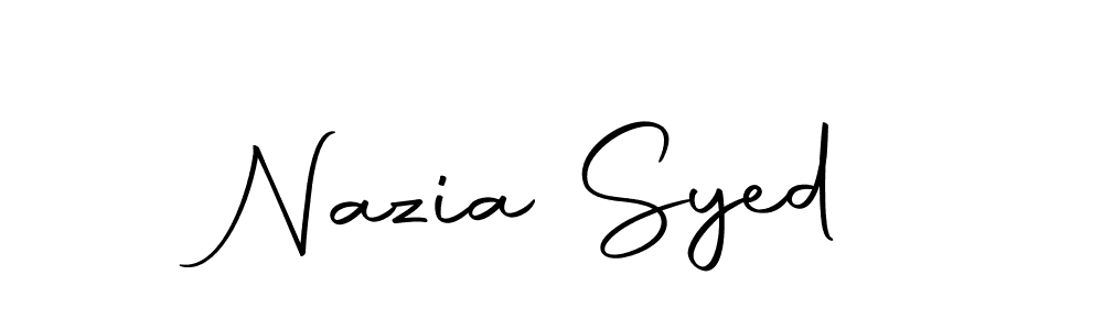 Autography-DOLnW is a professional signature style that is perfect for those who want to add a touch of class to their signature. It is also a great choice for those who want to make their signature more unique. Get Nazia Syed name to fancy signature for free. Nazia Syed signature style 10 images and pictures png