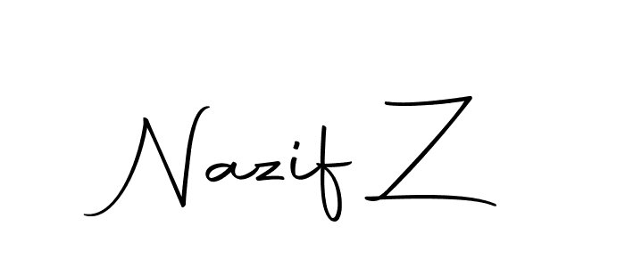 Make a short Nazif Z signature style. Manage your documents anywhere anytime using Autography-DOLnW. Create and add eSignatures, submit forms, share and send files easily. Nazif Z signature style 10 images and pictures png