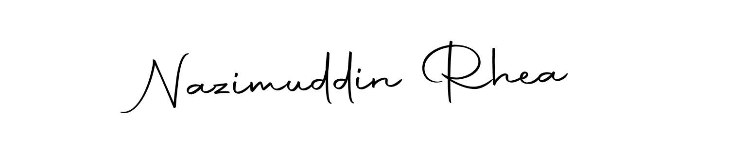 Here are the top 10 professional signature styles for the name Nazimuddin Rhea. These are the best autograph styles you can use for your name. Nazimuddin Rhea signature style 10 images and pictures png