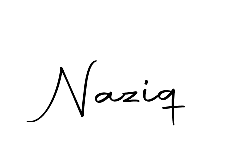Use a signature maker to create a handwritten signature online. With this signature software, you can design (Autography-DOLnW) your own signature for name Naziq. Naziq signature style 10 images and pictures png