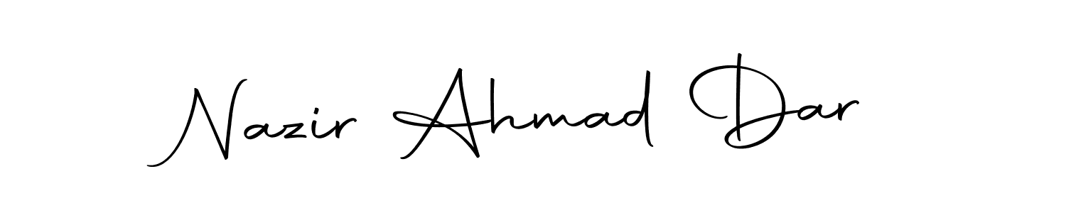 You can use this online signature creator to create a handwritten signature for the name Nazir Ahmad Dar. This is the best online autograph maker. Nazir Ahmad Dar signature style 10 images and pictures png