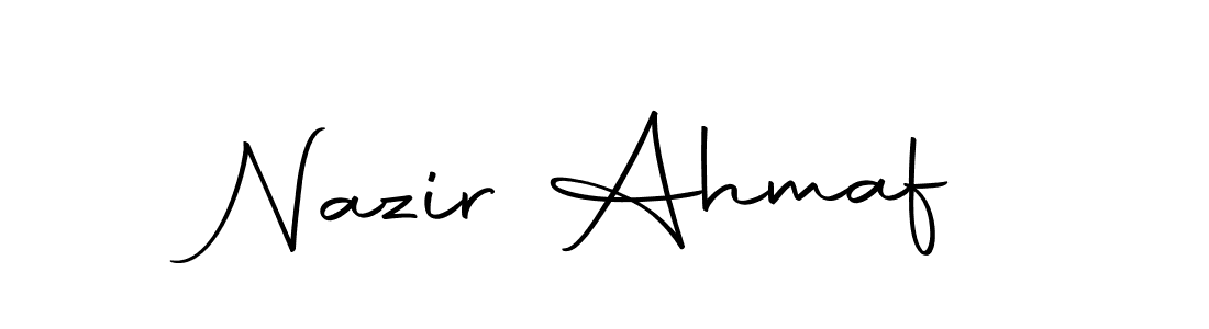 if you are searching for the best signature style for your name Nazir Ahmaf. so please give up your signature search. here we have designed multiple signature styles  using Autography-DOLnW. Nazir Ahmaf signature style 10 images and pictures png