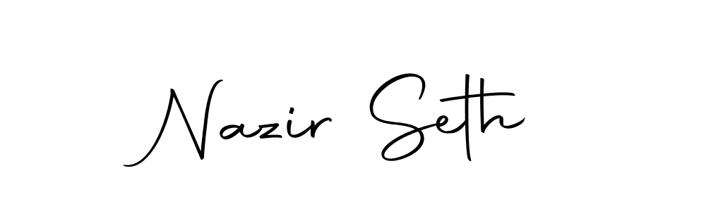Make a beautiful signature design for name Nazir Seth. With this signature (Autography-DOLnW) style, you can create a handwritten signature for free. Nazir Seth signature style 10 images and pictures png