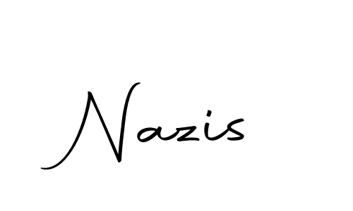 Create a beautiful signature design for name Nazis. With this signature (Autography-DOLnW) fonts, you can make a handwritten signature for free. Nazis signature style 10 images and pictures png