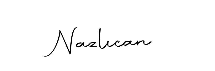 Use a signature maker to create a handwritten signature online. With this signature software, you can design (Autography-DOLnW) your own signature for name Nazlıcan. Nazlıcan signature style 10 images and pictures png