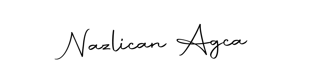 How to Draw Nazlican Agca signature style? Autography-DOLnW is a latest design signature styles for name Nazlican Agca. Nazlican Agca signature style 10 images and pictures png