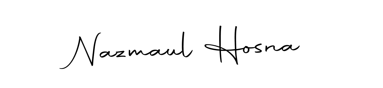 Autography-DOLnW is a professional signature style that is perfect for those who want to add a touch of class to their signature. It is also a great choice for those who want to make their signature more unique. Get Nazmaul Hosna name to fancy signature for free. Nazmaul Hosna signature style 10 images and pictures png