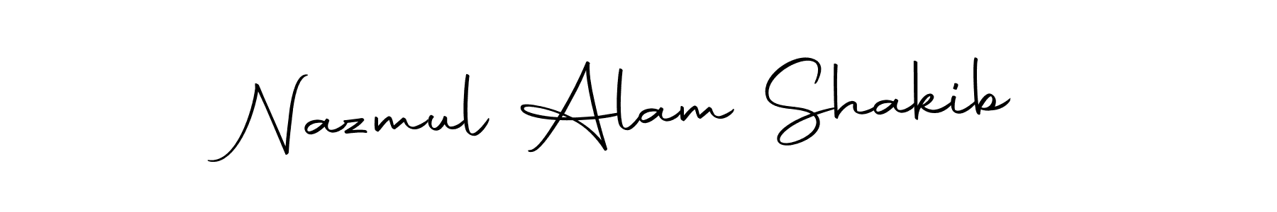 Make a beautiful signature design for name Nazmul Alam Shakib. Use this online signature maker to create a handwritten signature for free. Nazmul Alam Shakib signature style 10 images and pictures png