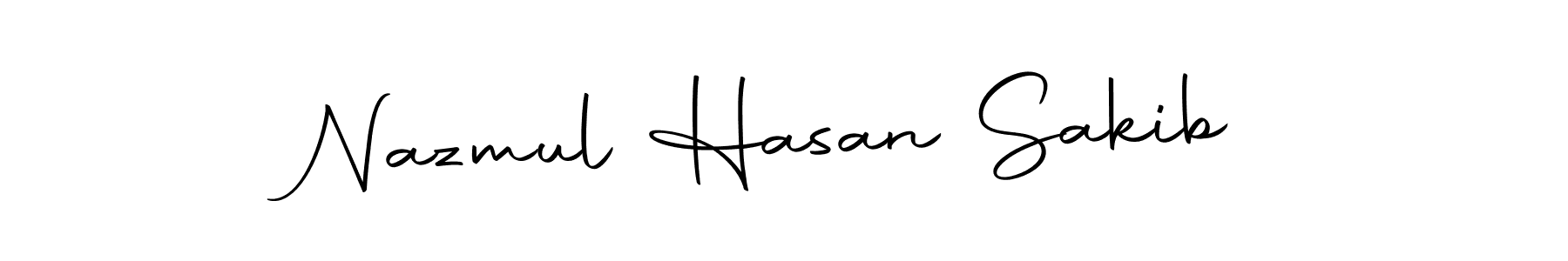 Create a beautiful signature design for name Nazmul Hasan Sakib. With this signature (Autography-DOLnW) fonts, you can make a handwritten signature for free. Nazmul Hasan Sakib signature style 10 images and pictures png