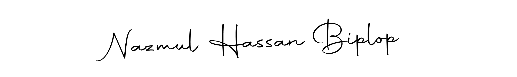 You can use this online signature creator to create a handwritten signature for the name Nazmul Hassan Biplop. This is the best online autograph maker. Nazmul Hassan Biplop signature style 10 images and pictures png