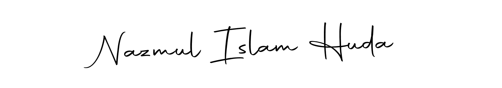 Make a short Nazmul Islam Huda signature style. Manage your documents anywhere anytime using Autography-DOLnW. Create and add eSignatures, submit forms, share and send files easily. Nazmul Islam Huda signature style 10 images and pictures png