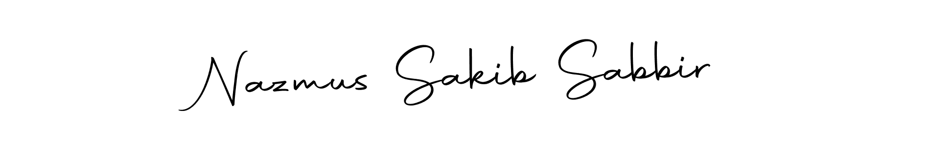 Design your own signature with our free online signature maker. With this signature software, you can create a handwritten (Autography-DOLnW) signature for name Nazmus Sakib Sabbir. Nazmus Sakib Sabbir signature style 10 images and pictures png