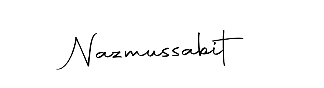 Here are the top 10 professional signature styles for the name Nazmussabit. These are the best autograph styles you can use for your name. Nazmussabit signature style 10 images and pictures png