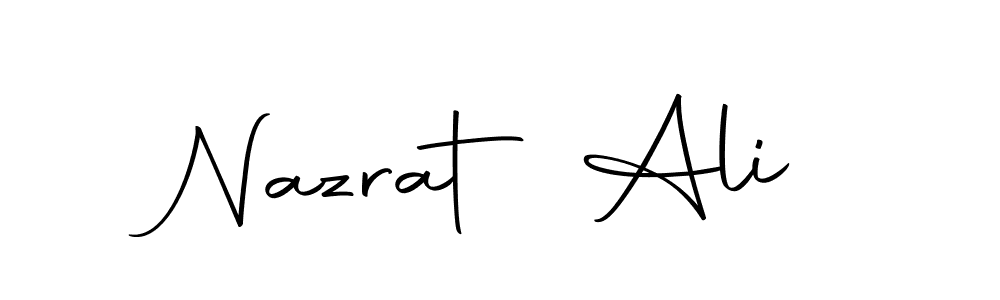 if you are searching for the best signature style for your name Nazrat Ali. so please give up your signature search. here we have designed multiple signature styles  using Autography-DOLnW. Nazrat Ali signature style 10 images and pictures png