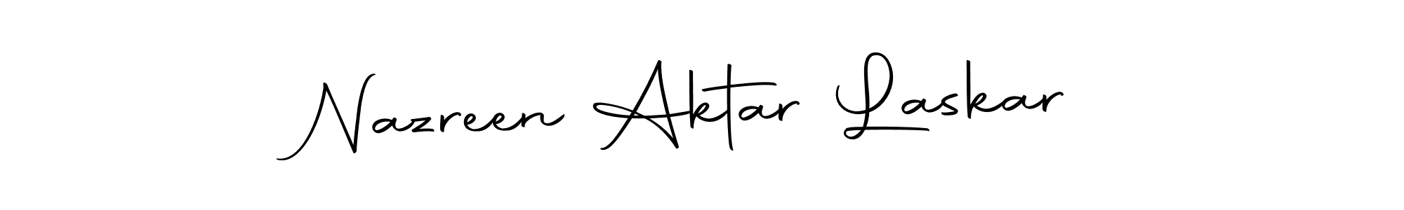 Also we have Nazreen Aktar Laskar name is the best signature style. Create professional handwritten signature collection using Autography-DOLnW autograph style. Nazreen Aktar Laskar signature style 10 images and pictures png