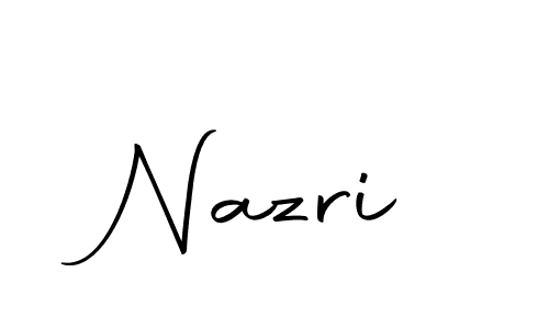 You should practise on your own different ways (Autography-DOLnW) to write your name (Nazri) in signature. don't let someone else do it for you. Nazri signature style 10 images and pictures png