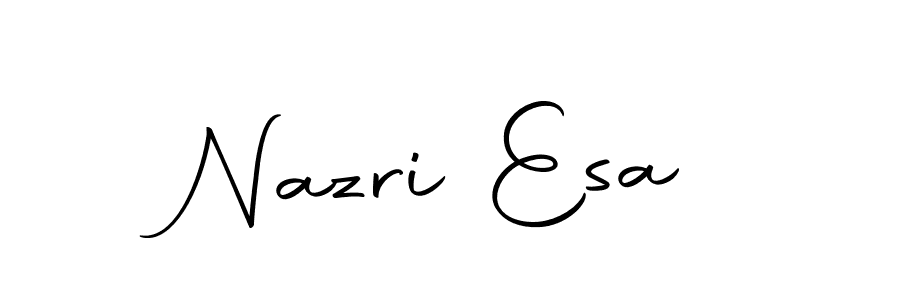 How to make Nazri Esa signature? Autography-DOLnW is a professional autograph style. Create handwritten signature for Nazri Esa name. Nazri Esa signature style 10 images and pictures png