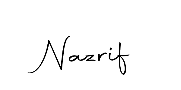 Autography-DOLnW is a professional signature style that is perfect for those who want to add a touch of class to their signature. It is also a great choice for those who want to make their signature more unique. Get Nazrif name to fancy signature for free. Nazrif signature style 10 images and pictures png
