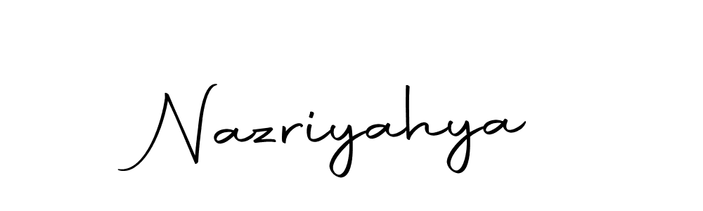 You can use this online signature creator to create a handwritten signature for the name Nazriyahya. This is the best online autograph maker. Nazriyahya signature style 10 images and pictures png