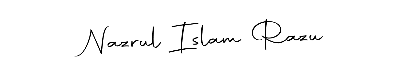 How to make Nazrul Islam Razu signature? Autography-DOLnW is a professional autograph style. Create handwritten signature for Nazrul Islam Razu name. Nazrul Islam Razu signature style 10 images and pictures png