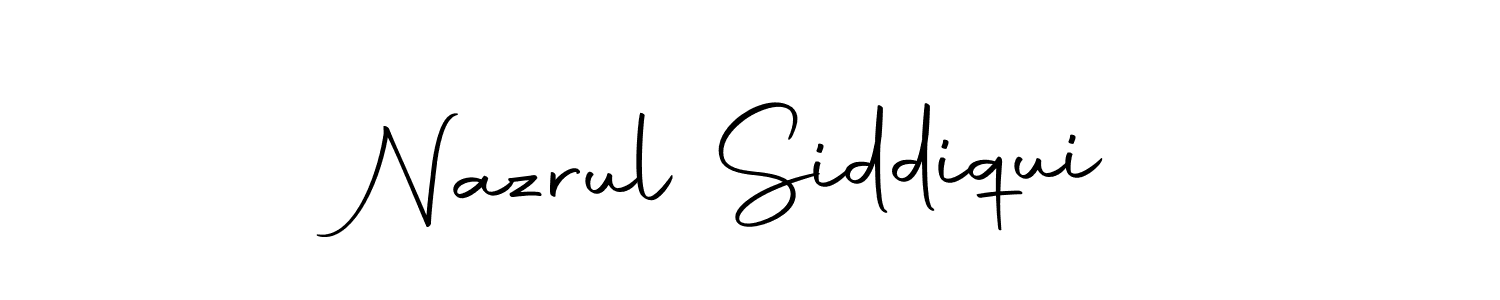 You should practise on your own different ways (Autography-DOLnW) to write your name (Nazrul Siddiqui) in signature. don't let someone else do it for you. Nazrul Siddiqui signature style 10 images and pictures png