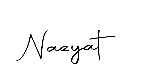How to make Nazyat name signature. Use Autography-DOLnW style for creating short signs online. This is the latest handwritten sign. Nazyat signature style 10 images and pictures png