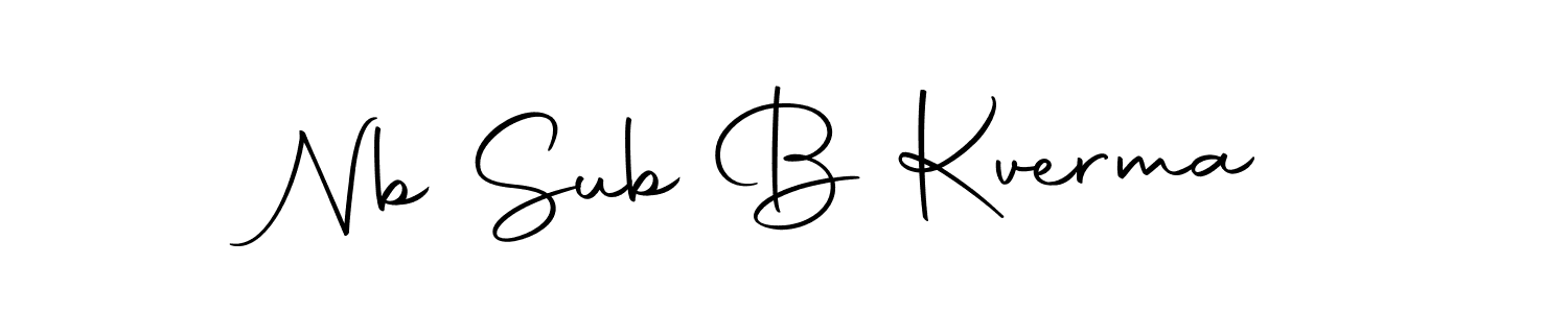 Autography-DOLnW is a professional signature style that is perfect for those who want to add a touch of class to their signature. It is also a great choice for those who want to make their signature more unique. Get Nb Sub B Kverma name to fancy signature for free. Nb Sub B Kverma signature style 10 images and pictures png
