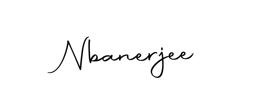 You should practise on your own different ways (Autography-DOLnW) to write your name (Nbanerjee) in signature. don't let someone else do it for you. Nbanerjee signature style 10 images and pictures png