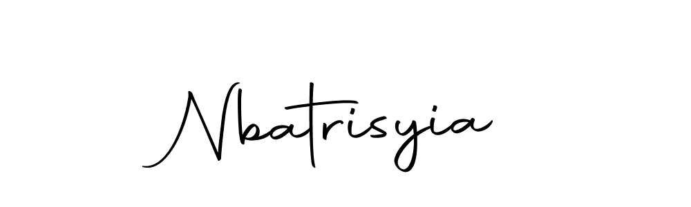 Nbatrisyia stylish signature style. Best Handwritten Sign (Autography-DOLnW) for my name. Handwritten Signature Collection Ideas for my name Nbatrisyia. Nbatrisyia signature style 10 images and pictures png