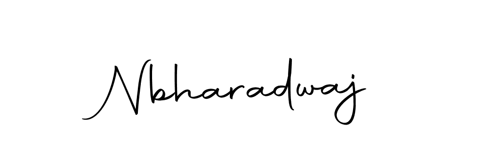 Create a beautiful signature design for name Nbharadwaj. With this signature (Autography-DOLnW) fonts, you can make a handwritten signature for free. Nbharadwaj signature style 10 images and pictures png