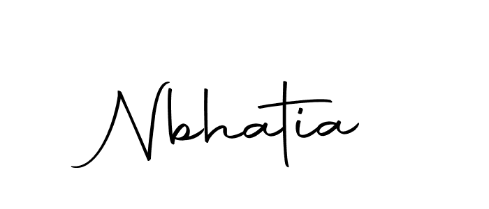 Make a beautiful signature design for name Nbhatia. Use this online signature maker to create a handwritten signature for free. Nbhatia signature style 10 images and pictures png