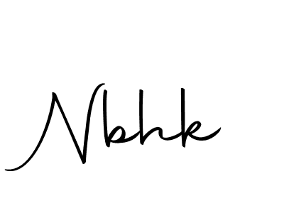 Make a beautiful signature design for name Nbhk. Use this online signature maker to create a handwritten signature for free. Nbhk signature style 10 images and pictures png