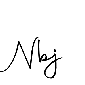 How to make Nbj signature? Autography-DOLnW is a professional autograph style. Create handwritten signature for Nbj name. Nbj signature style 10 images and pictures png