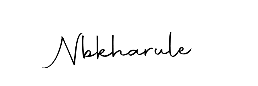 if you are searching for the best signature style for your name Nbkharule. so please give up your signature search. here we have designed multiple signature styles  using Autography-DOLnW. Nbkharule signature style 10 images and pictures png