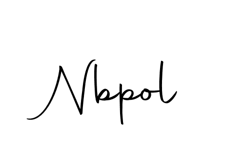 Design your own signature with our free online signature maker. With this signature software, you can create a handwritten (Autography-DOLnW) signature for name Nbpol. Nbpol signature style 10 images and pictures png