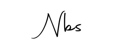 Download transparent PNG signature for name Nbs styled with Autography-DOLnW font. Ready to paste directly into PDF and Word agreements. Nbs signature style 10 images and pictures png