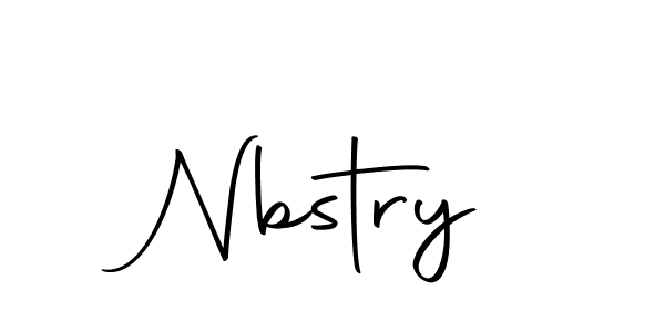 How to make Nbstry signature? Autography-DOLnW is a professional autograph style. Create handwritten signature for Nbstry name. Nbstry signature style 10 images and pictures png